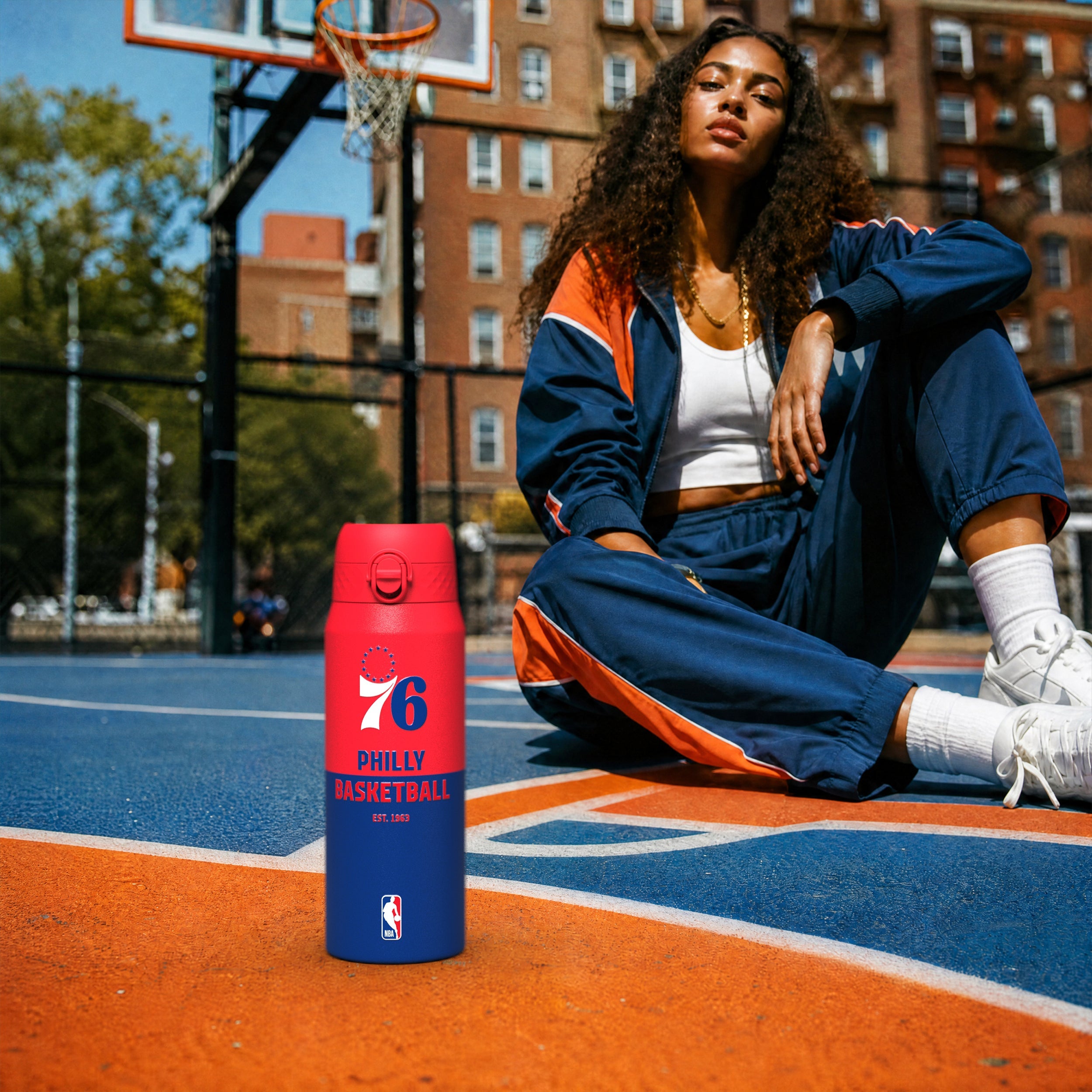 Philadelphia 76ers 50 Series 750ml Insulated Water Bottle
