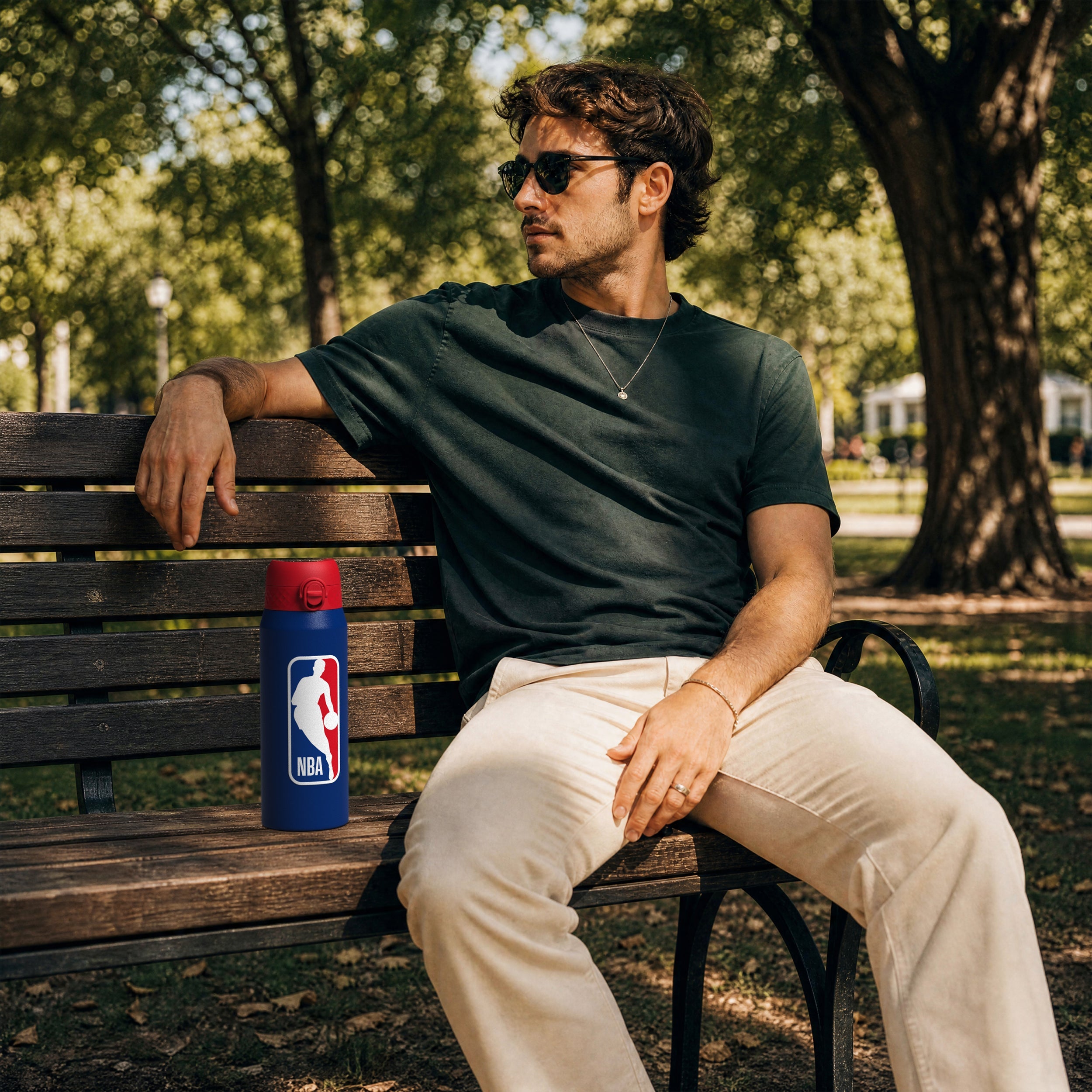 NBA 50 Series 750ml Insulated Water Bottle