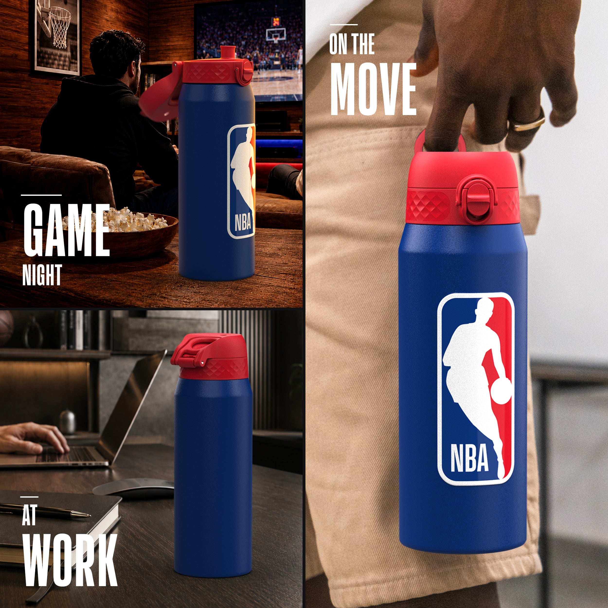 NBA 50 Series 750ml Insulated Water Bottle