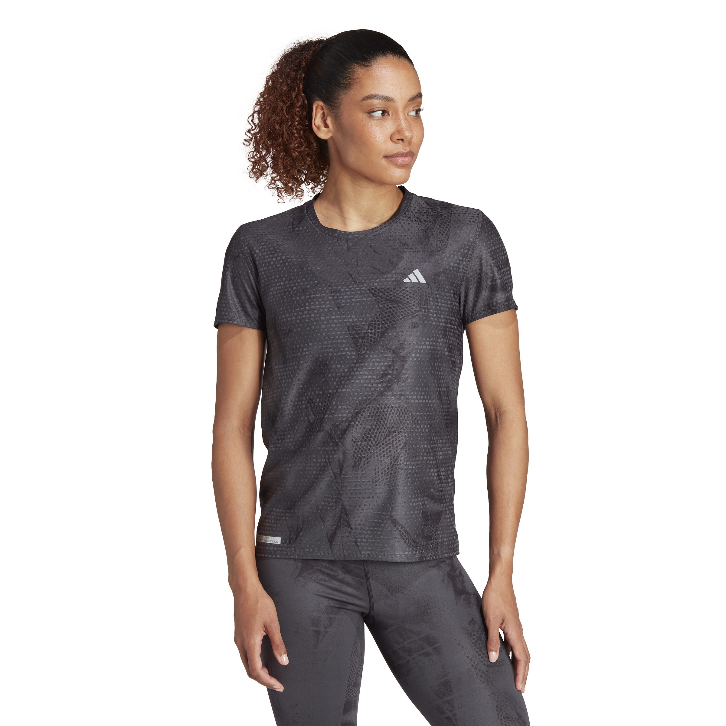 Womens Running Ultimate Allover Sleeve T-Shirt