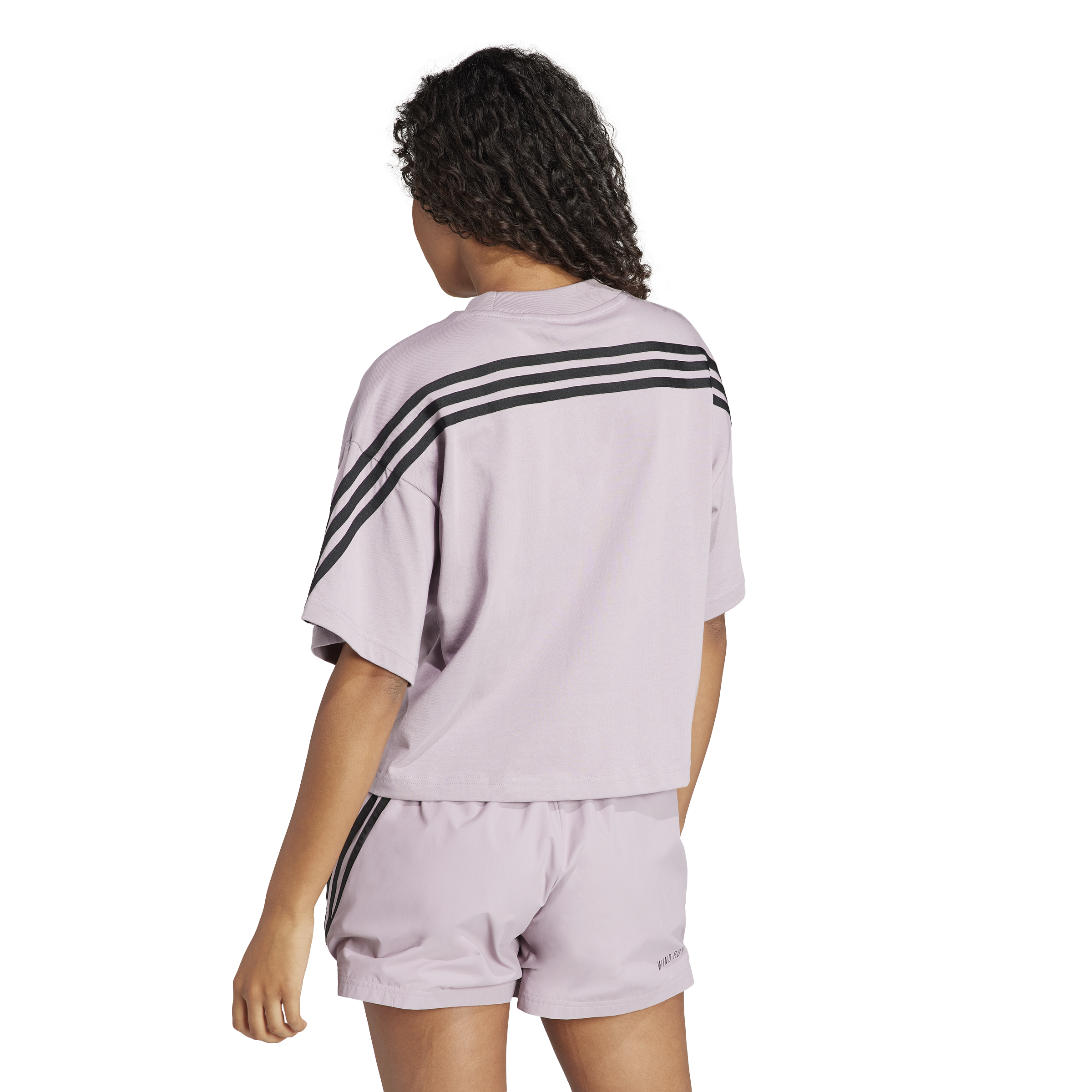 Womens Future Icon 3 Stripes Short Sleeve T-Shirt