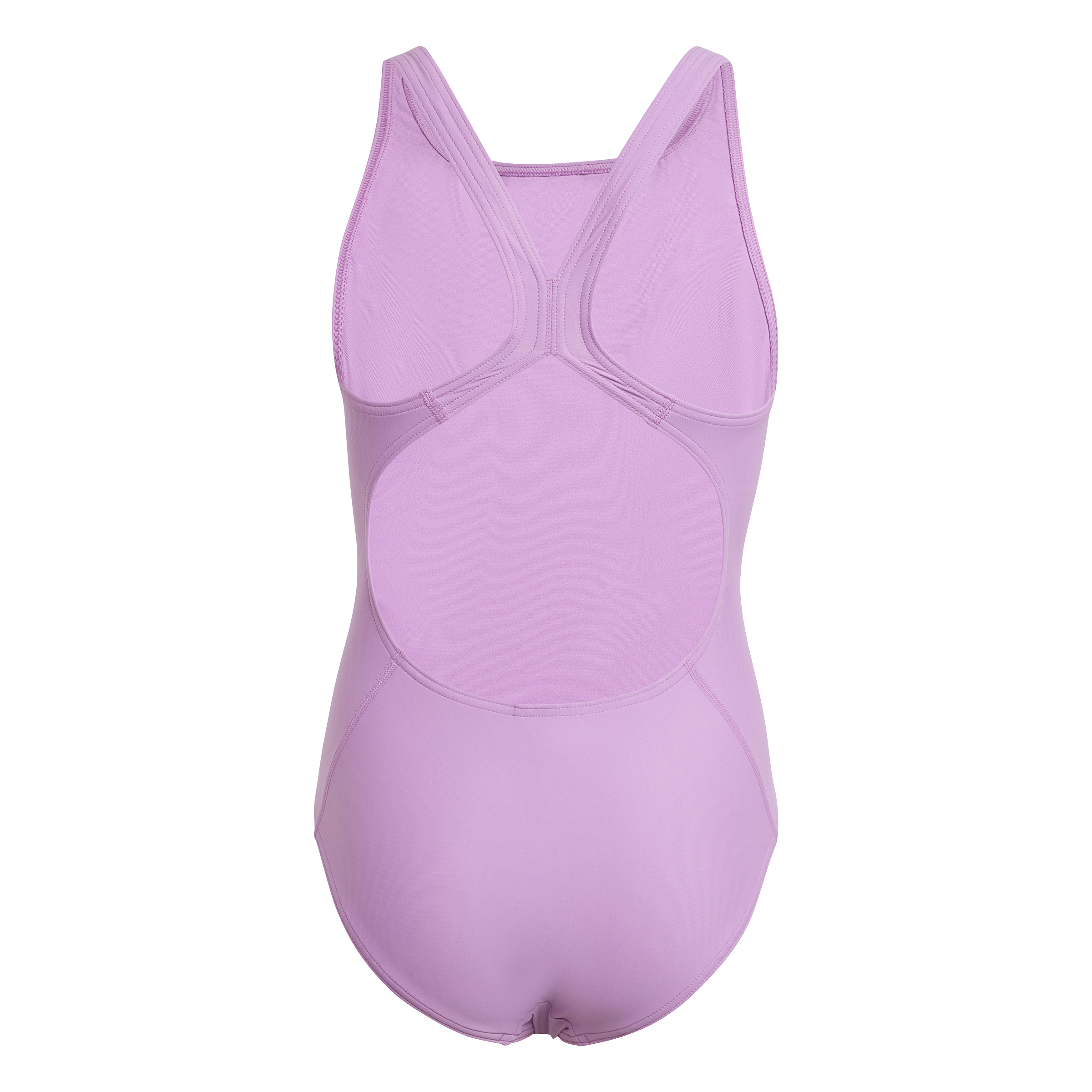 Girls 3 Bars Solid Swimsuit