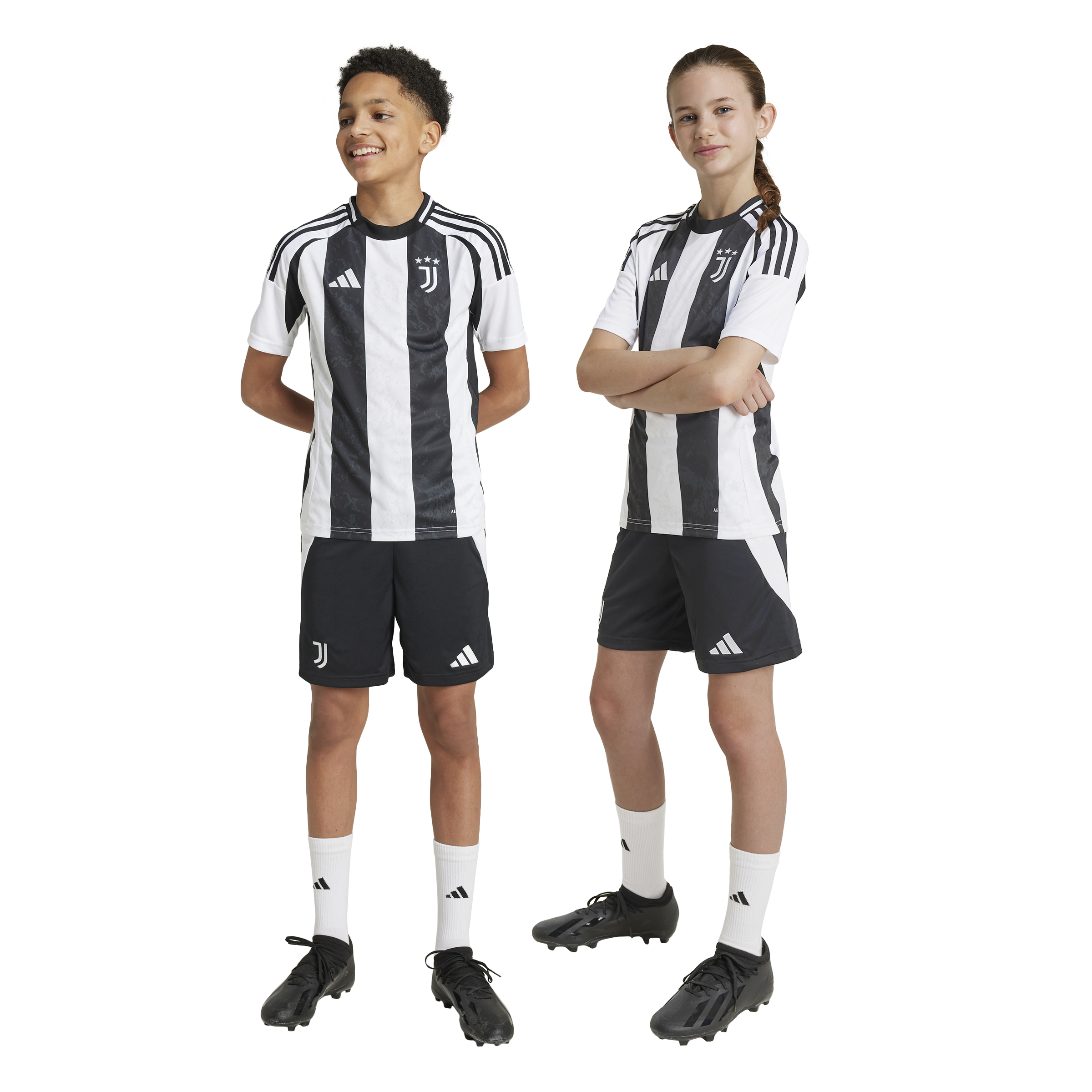 Junior Juventus Home Replica Shorts