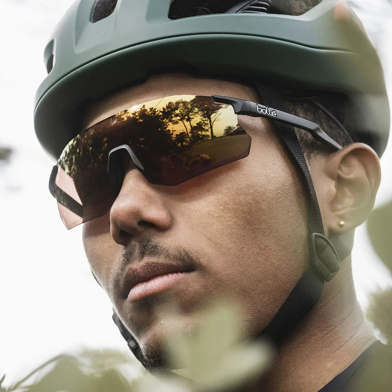 Icarus Black Matte Phantom Brown Red Photochromic Sunglass