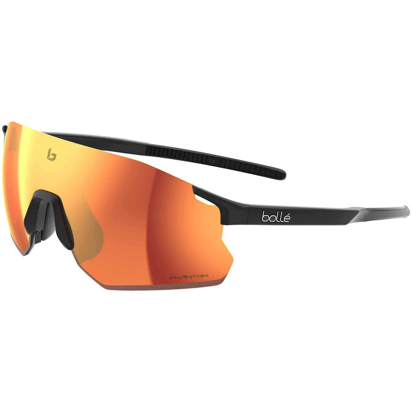 Icarus Black Matte Phantom Brown Red Photochromic Sunglass