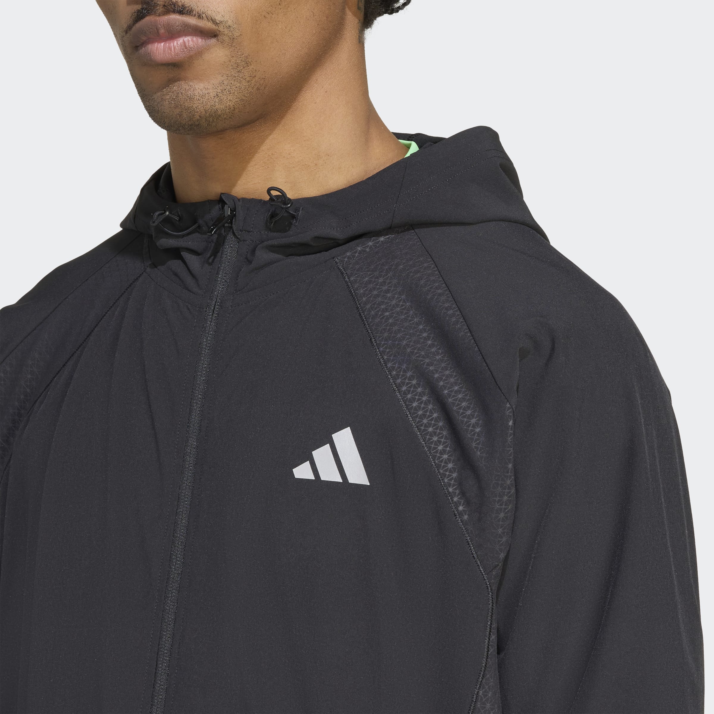 Mens Tech Woven Full Zip Jacket