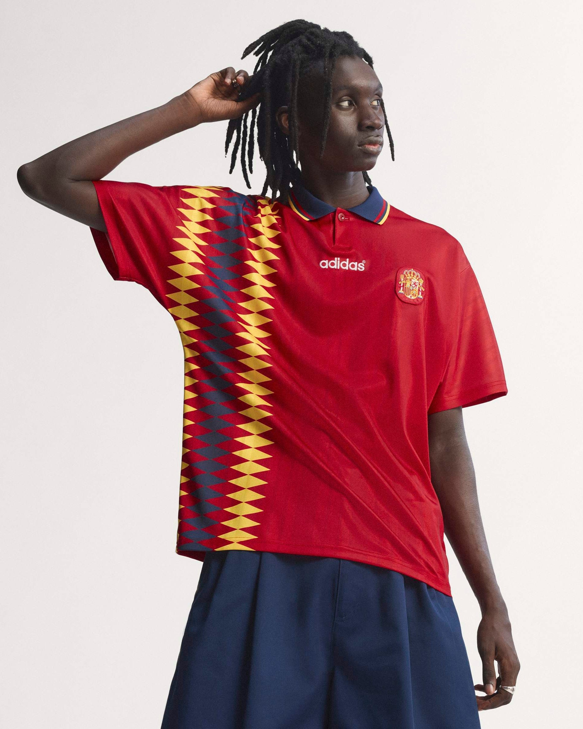 Mens Spain FEF 1994 BB Replica Jersey