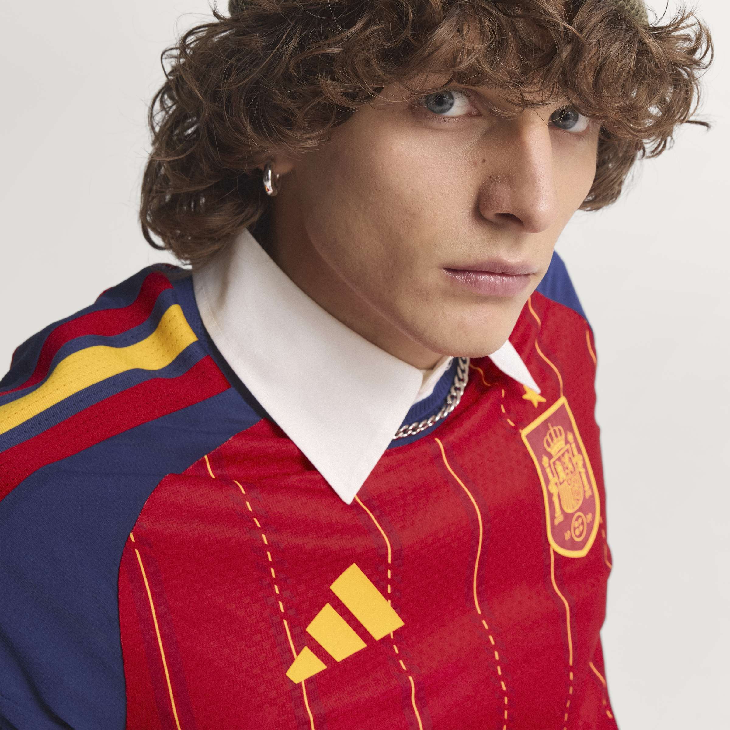 Mens Spain RFEF Home 25/26 Authentic Home Jersey