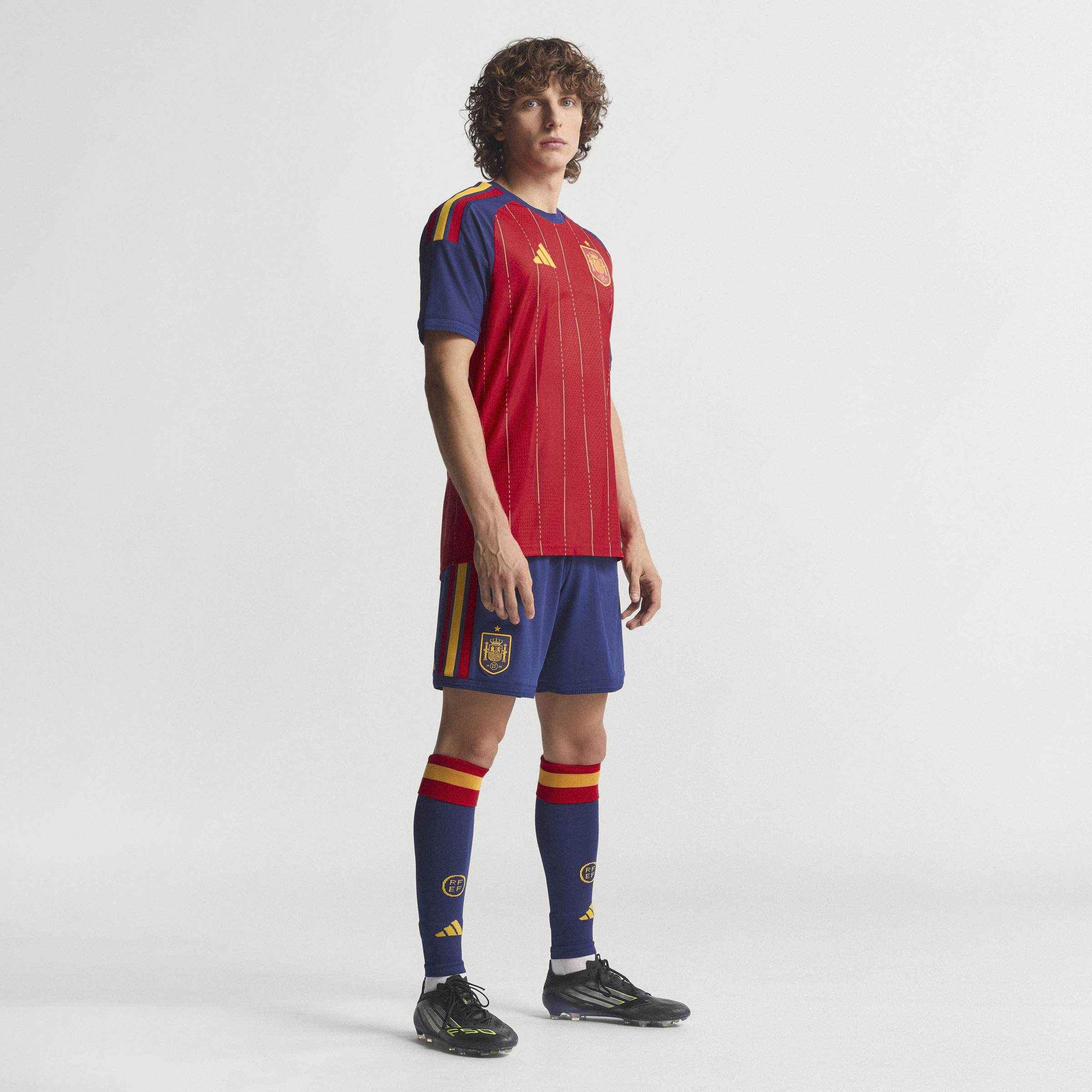 Mens Spain RFEF Home 25/26 Authentic Home Jersey