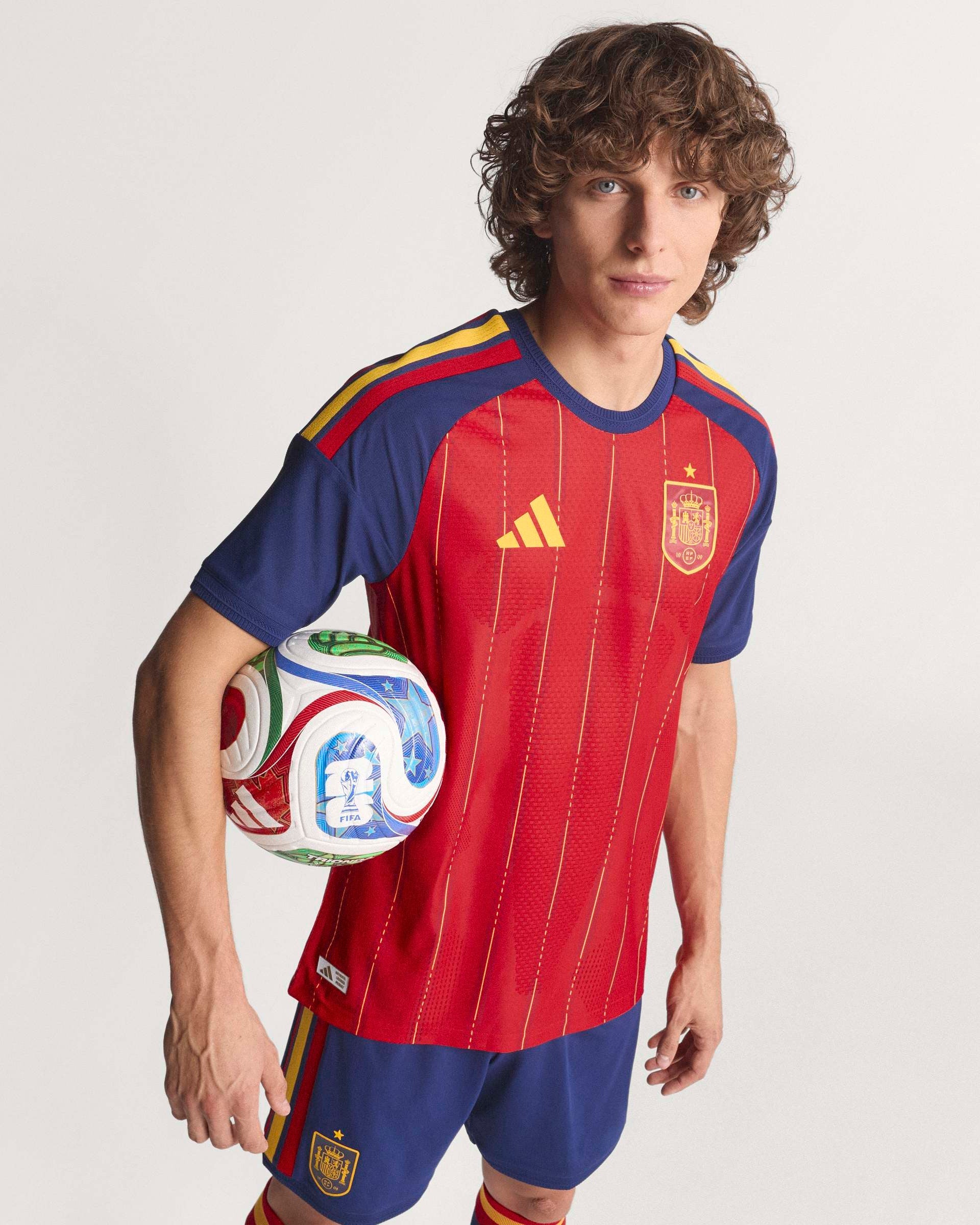 Mens Spain RFEF Home 25/26 Authentic Home Jersey
