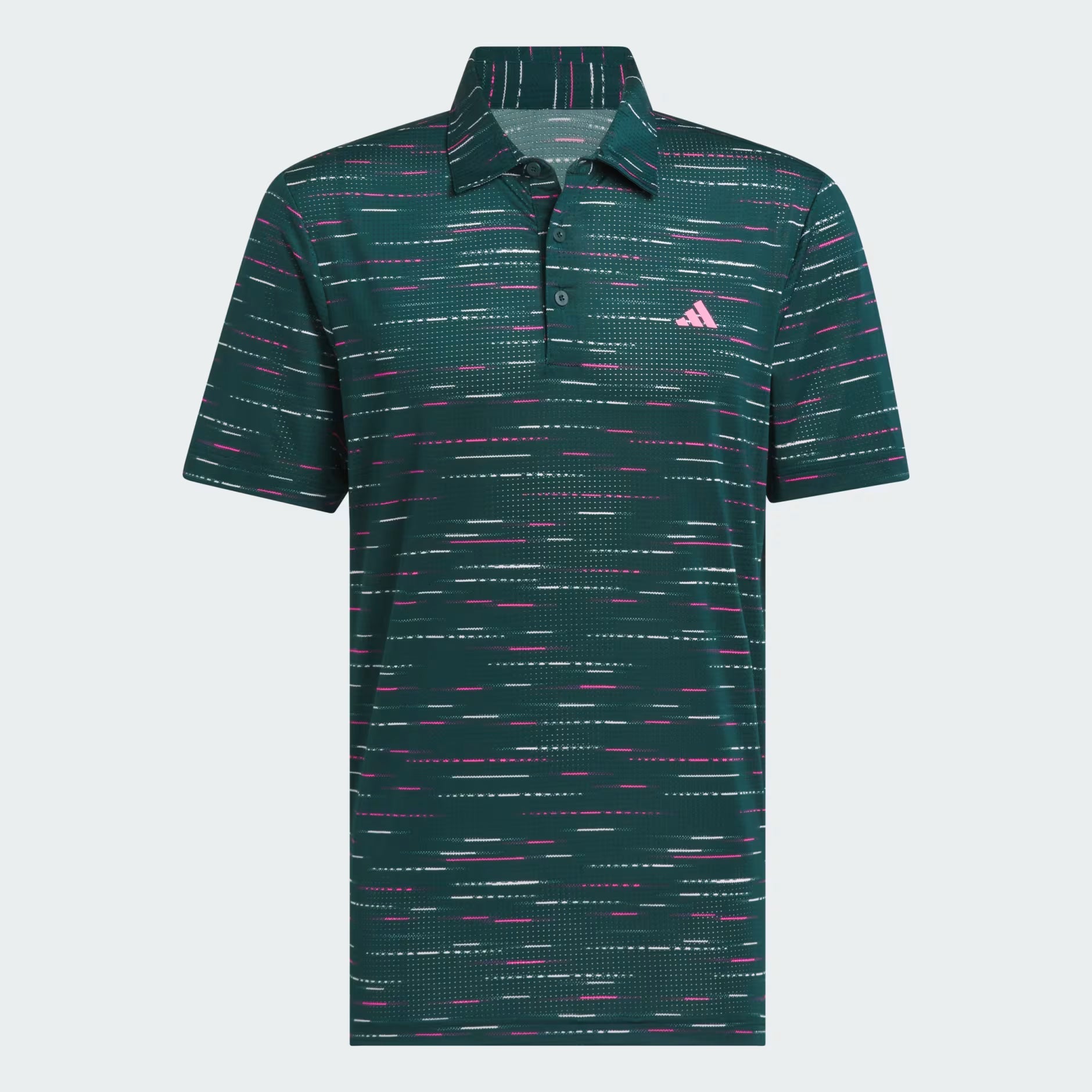 Mens Ultimate Mesh Printed Golf Polo
