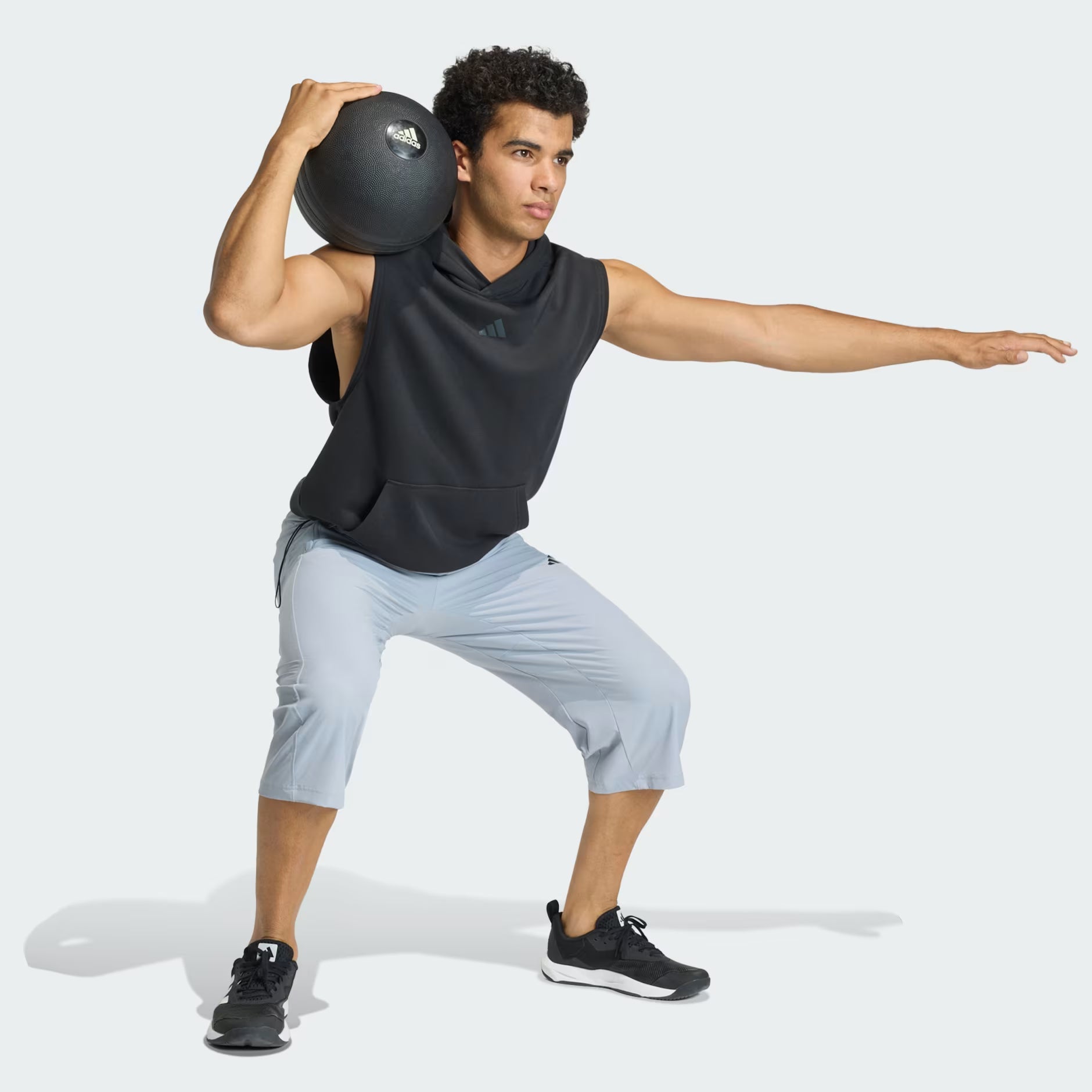 Mens Workout Flex 3/4 Pant