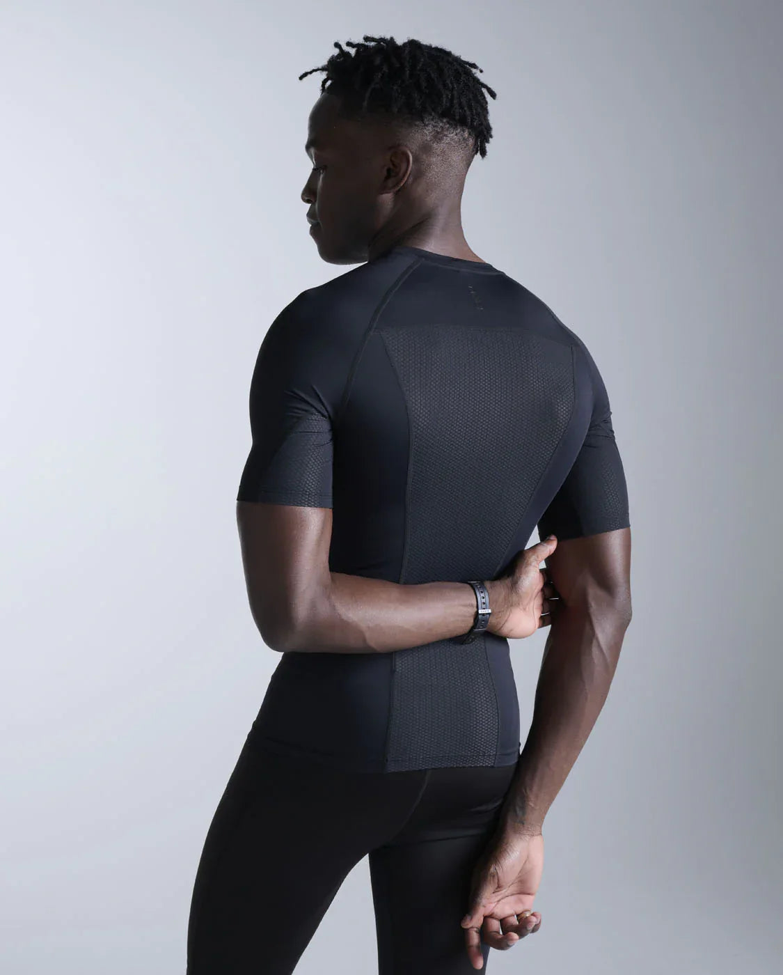 Mens Core Compression Fitted Short Sleeve T-Shirt