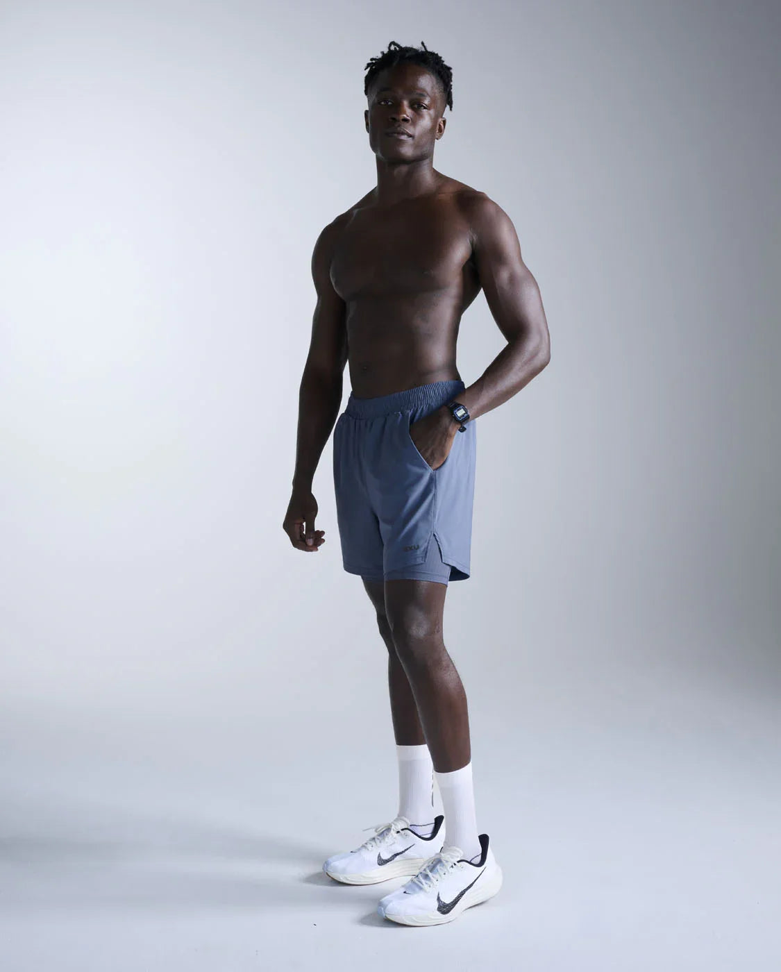 Mens AeroMesh 2 in 1 5 inch Short