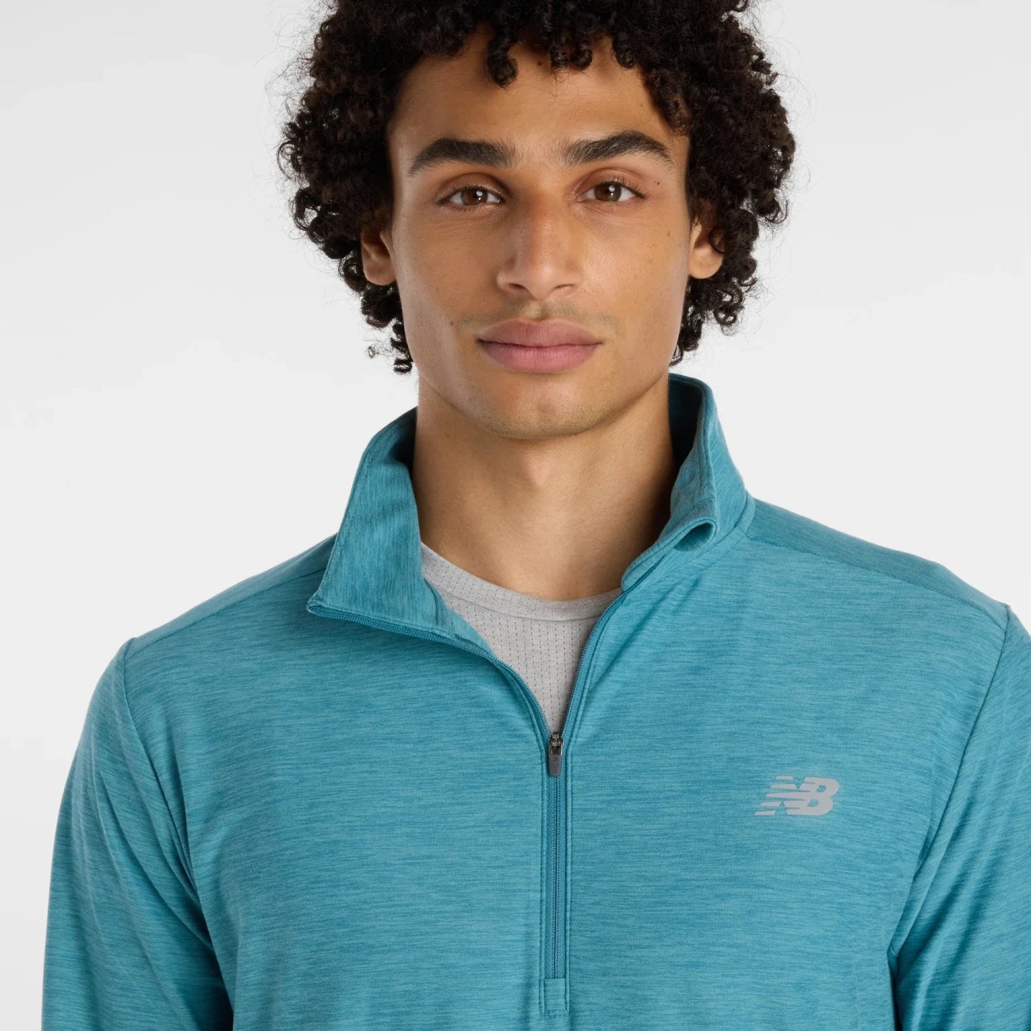 Mens SpaceDye 1/4 Zip Longsleeve
