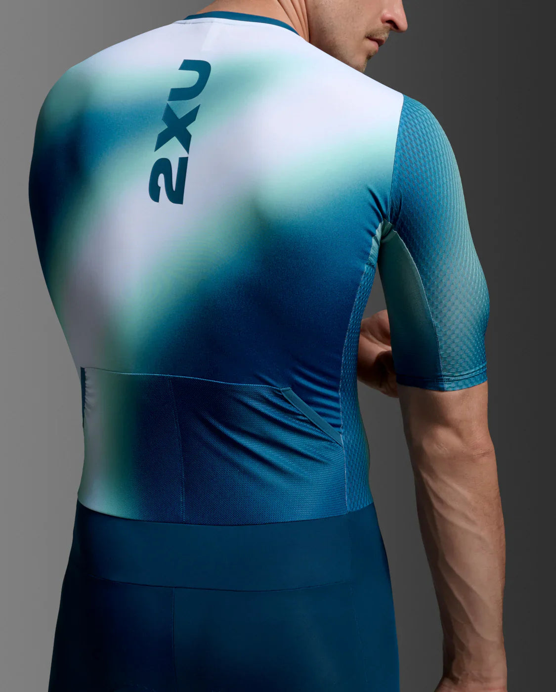 Mens Aero Hex Sleeved TriSuit