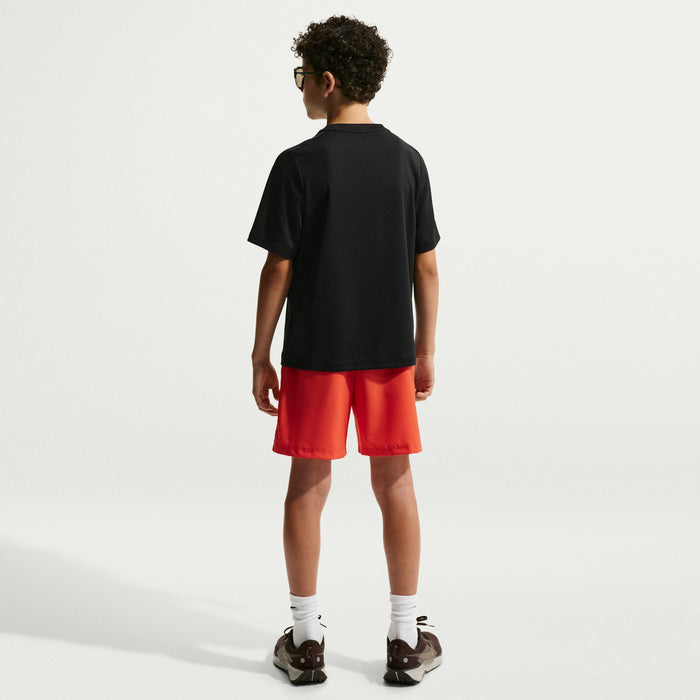 Kids Boys Weft Mesh Training Short Sleeve T-shirt