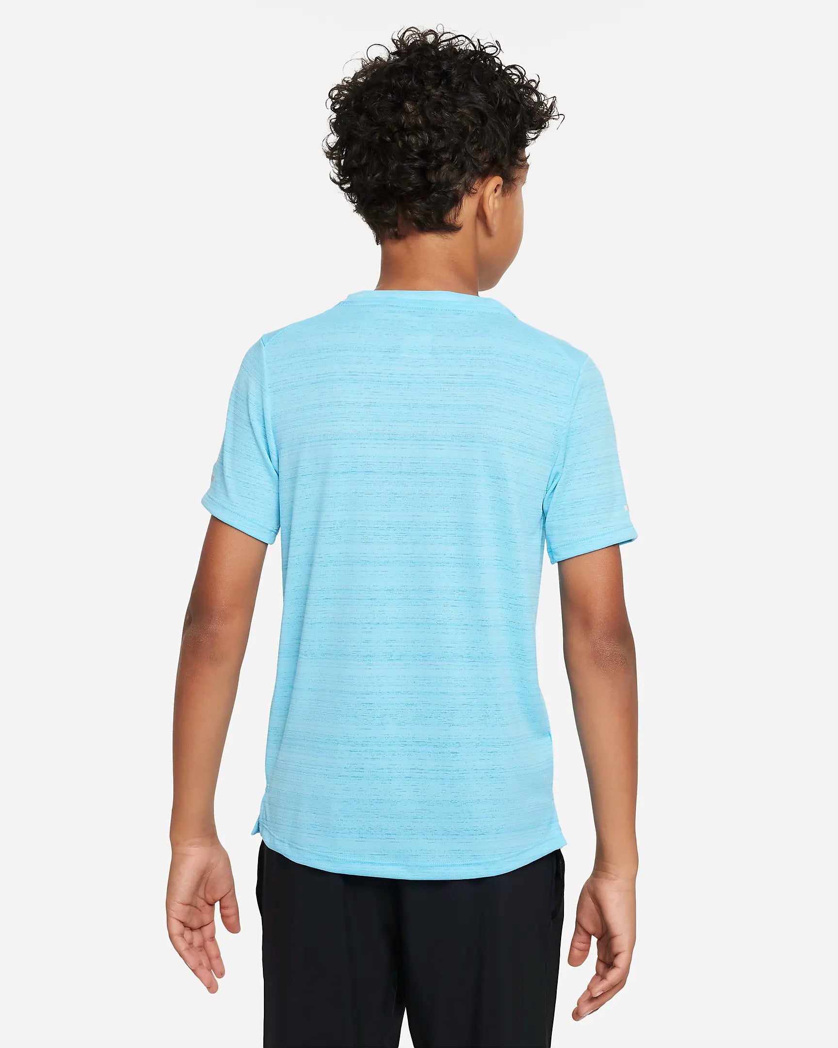 Boys Performance Dri-Fit Miler Short Sleeve T-Shirt