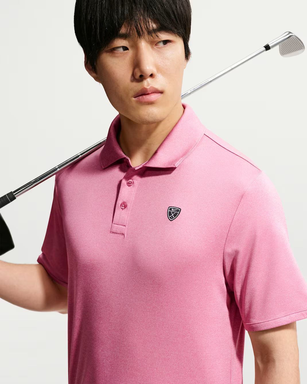 Mens Dri-Fit Par5 Heather Golf Polo