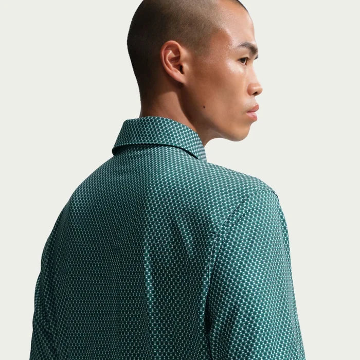 Mens Dri-Fit Good Florarl Golf Polo