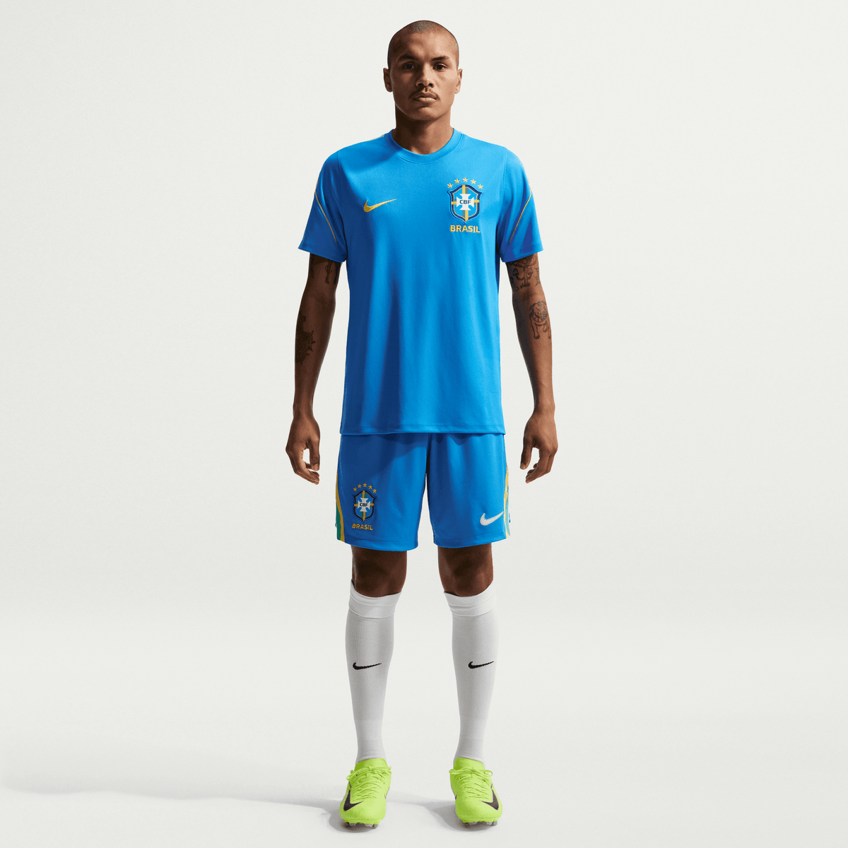 Mens Brazil CBF Home 25/26 Replica Shorts