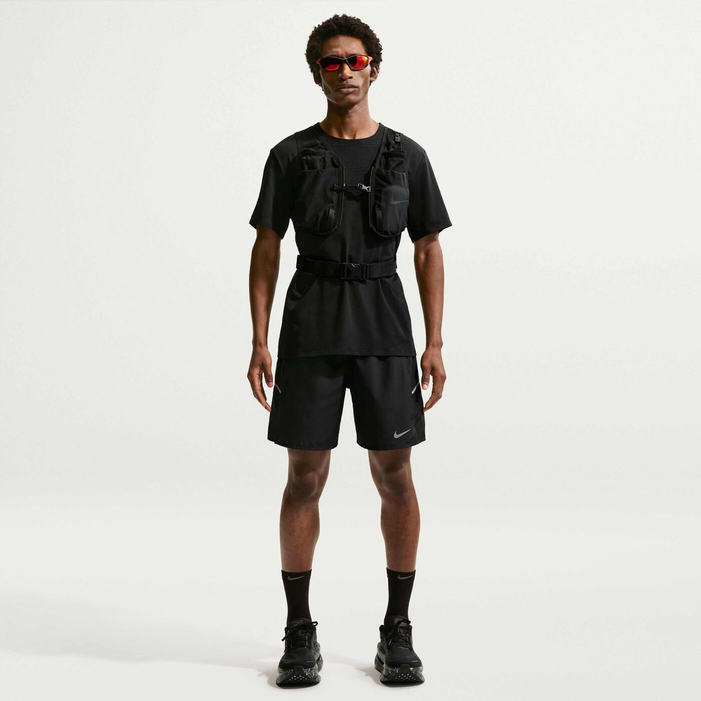 Mens Dri-Fit Miler 7 Inch 2 in 1 Short