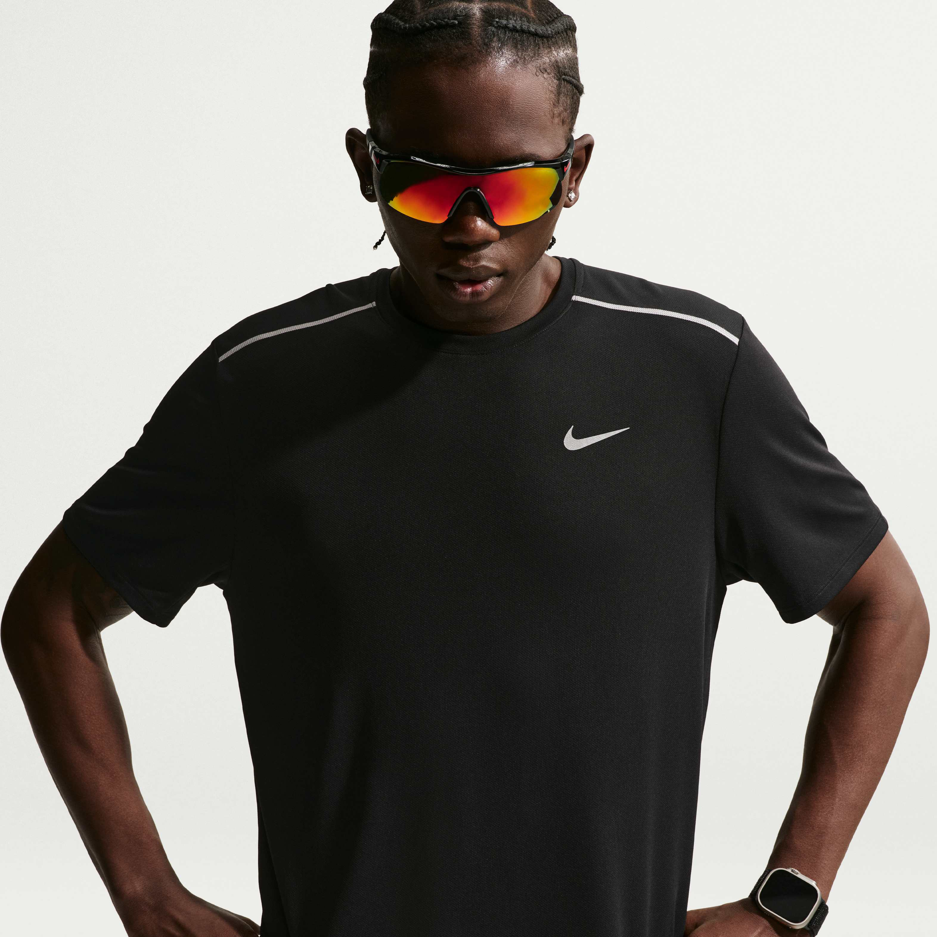 Mens Dri-Fit Uv Miler Short Sleeve T-Shirt