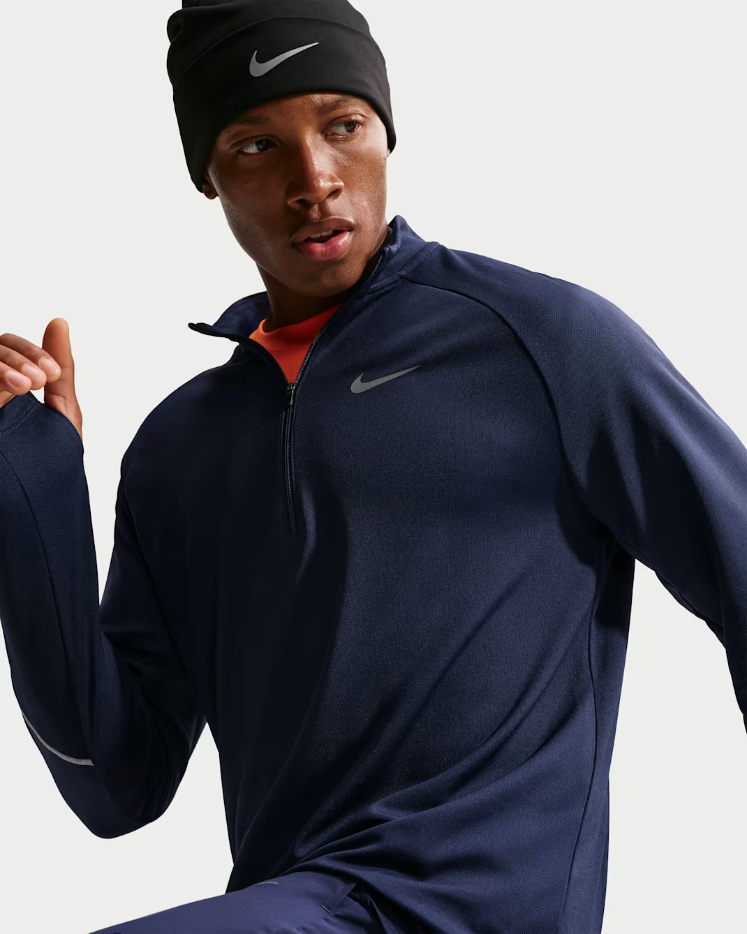 Mens Dri-Fit Stride Half Zip Midlayer