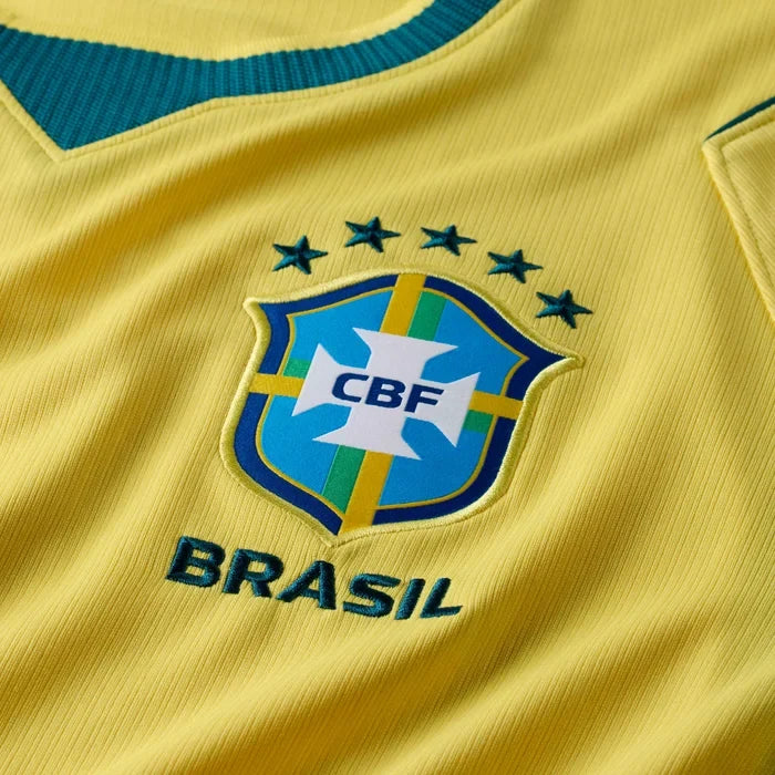 Mens Brazil CBF Home 25/26 Replica Jersey