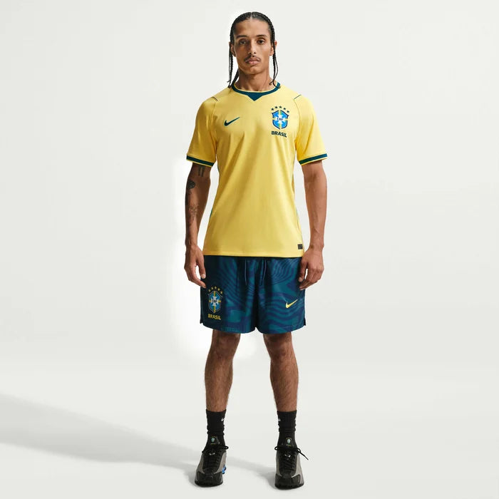Mens Brazil CBF Home 25/26 Replica Jersey