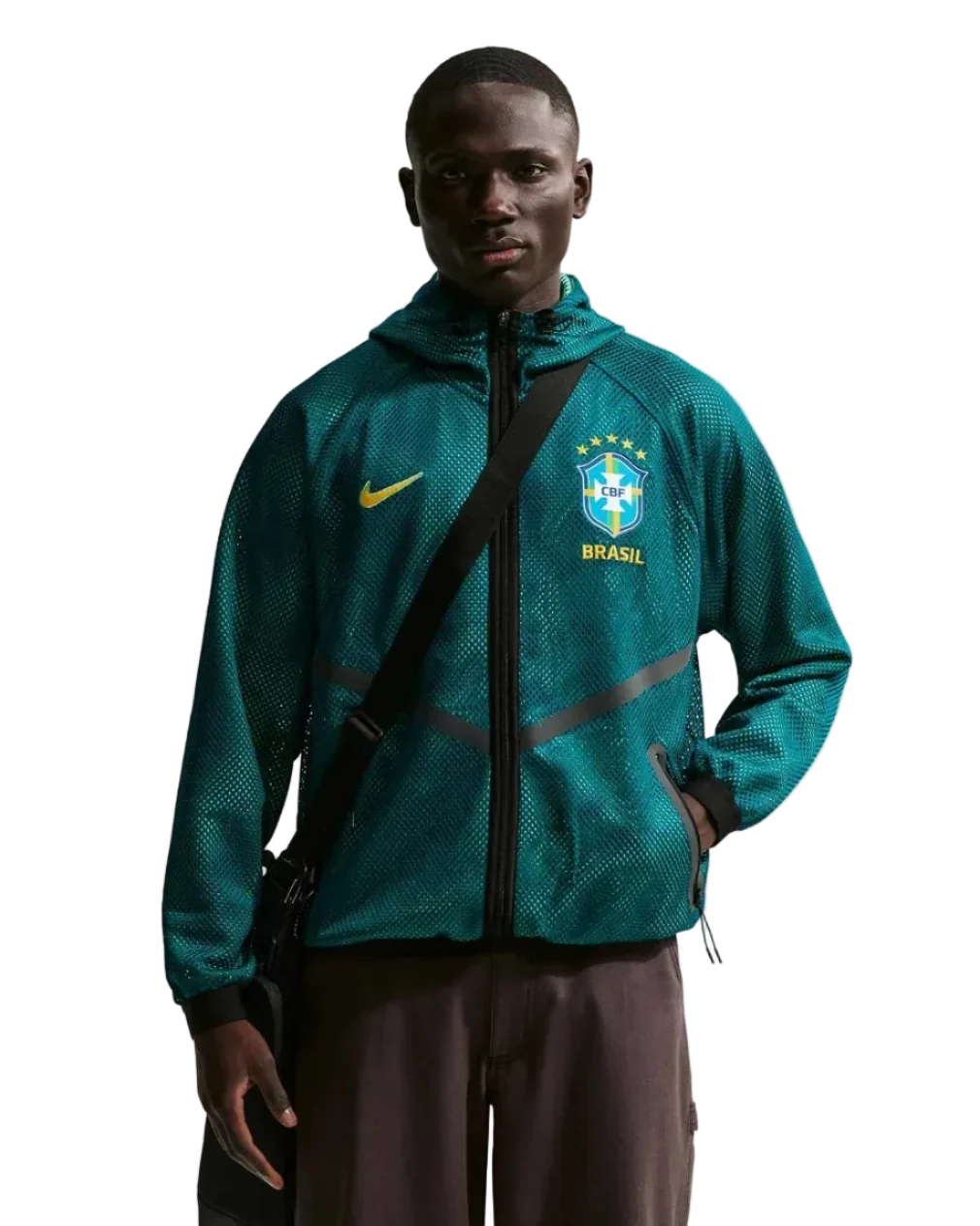 Mens Brazil CBF Home 26/27 Anthem Jacket