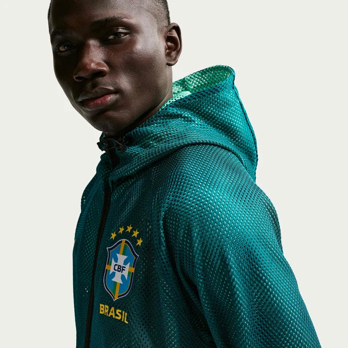 Mens Brazil CBF Home 26/27 Anthem Jacket