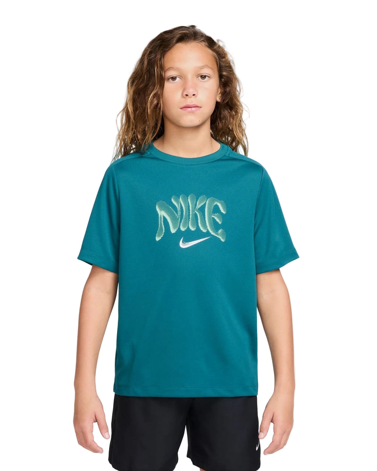 Junior Boys Training Dri Fit Big Logo Tshirt