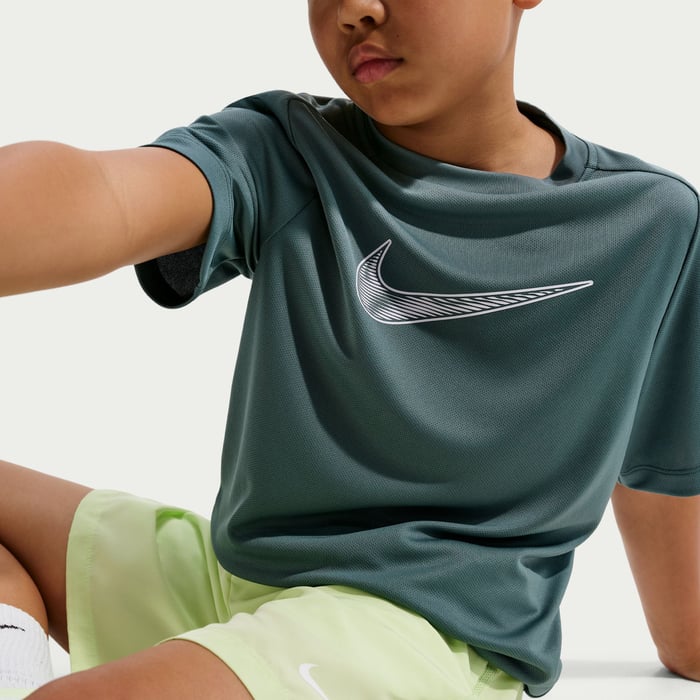 Junior Boys Training Dri Fit Big Logo Tshirt
