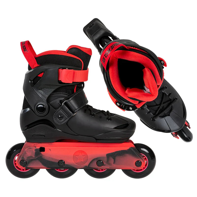 Youth Jet Black Adj. Inline Skates