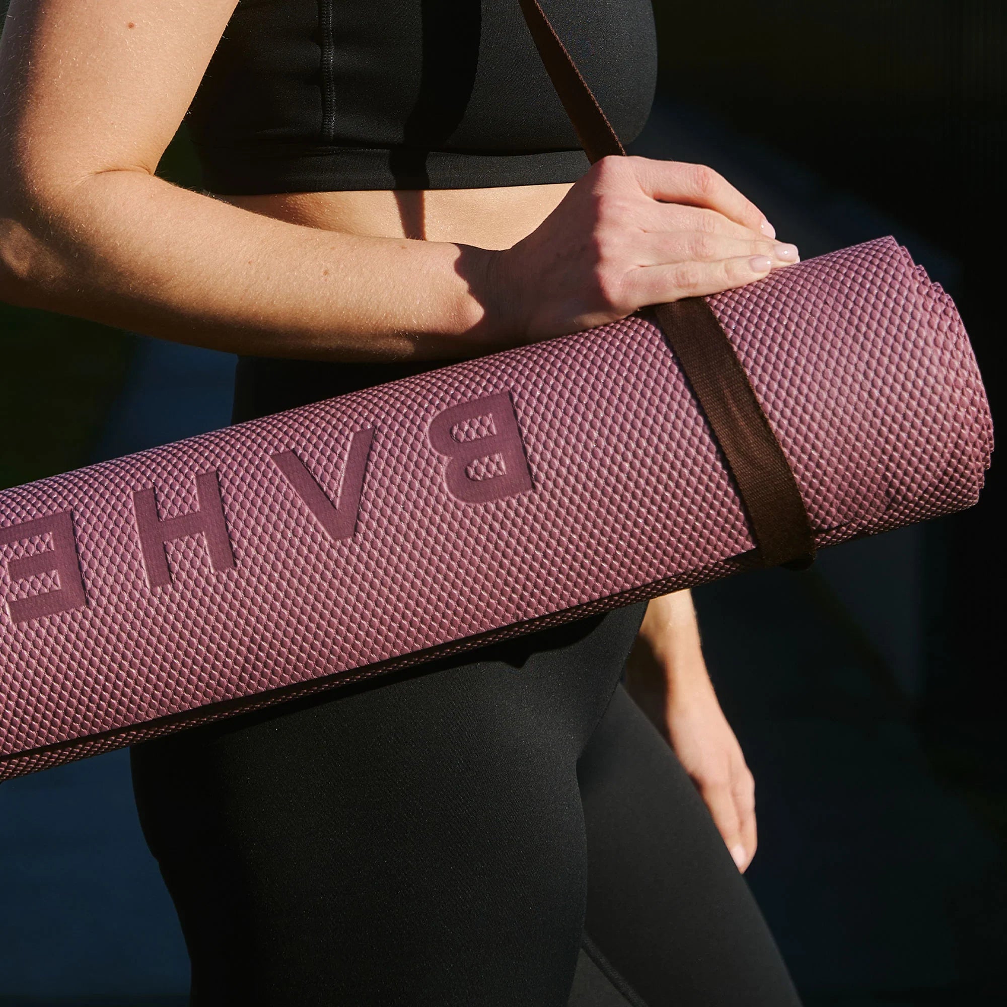 Prime Support Yoga Mat Deep Mauve 6 Milimeter