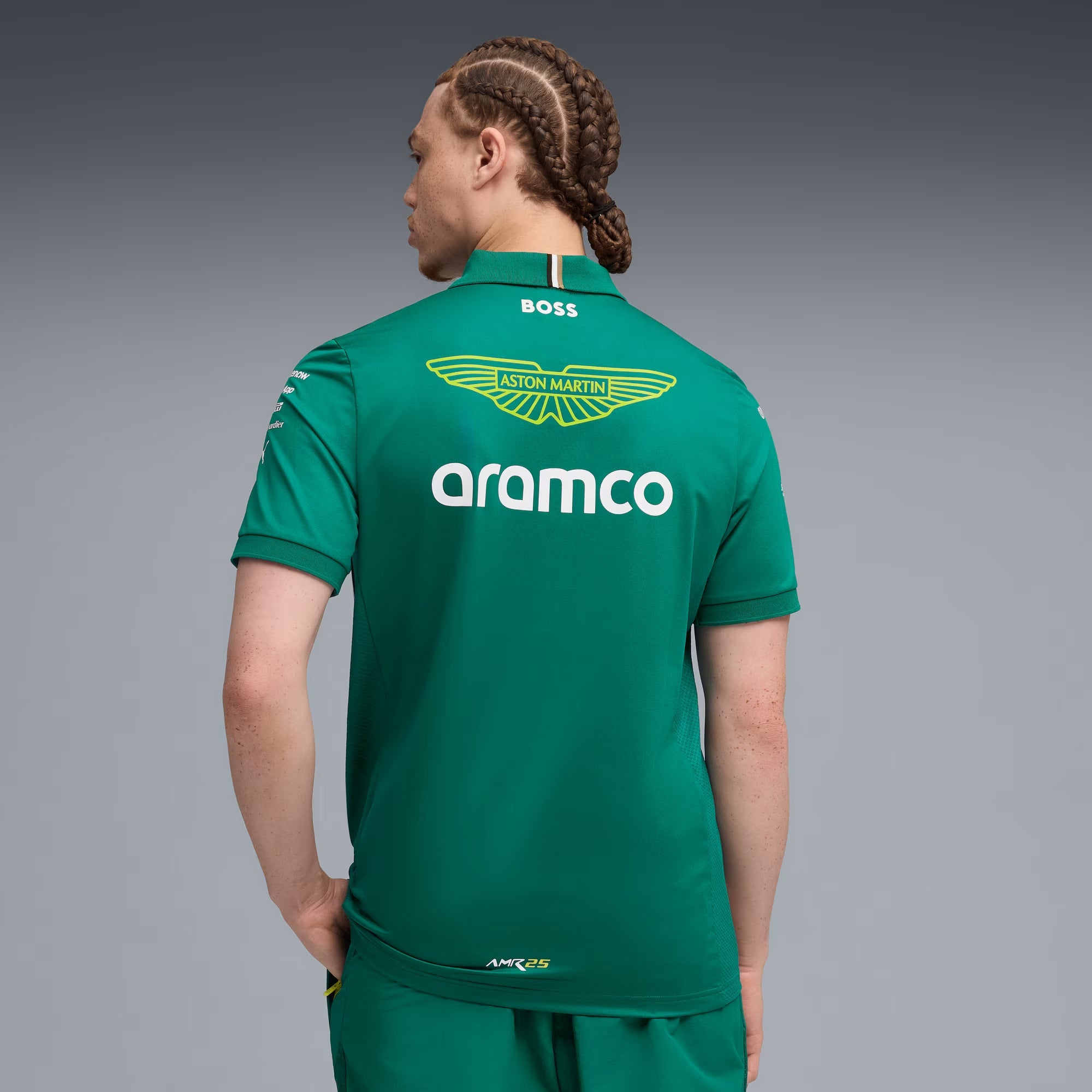 Mens Aston Martin Formula 1 Replica Polo