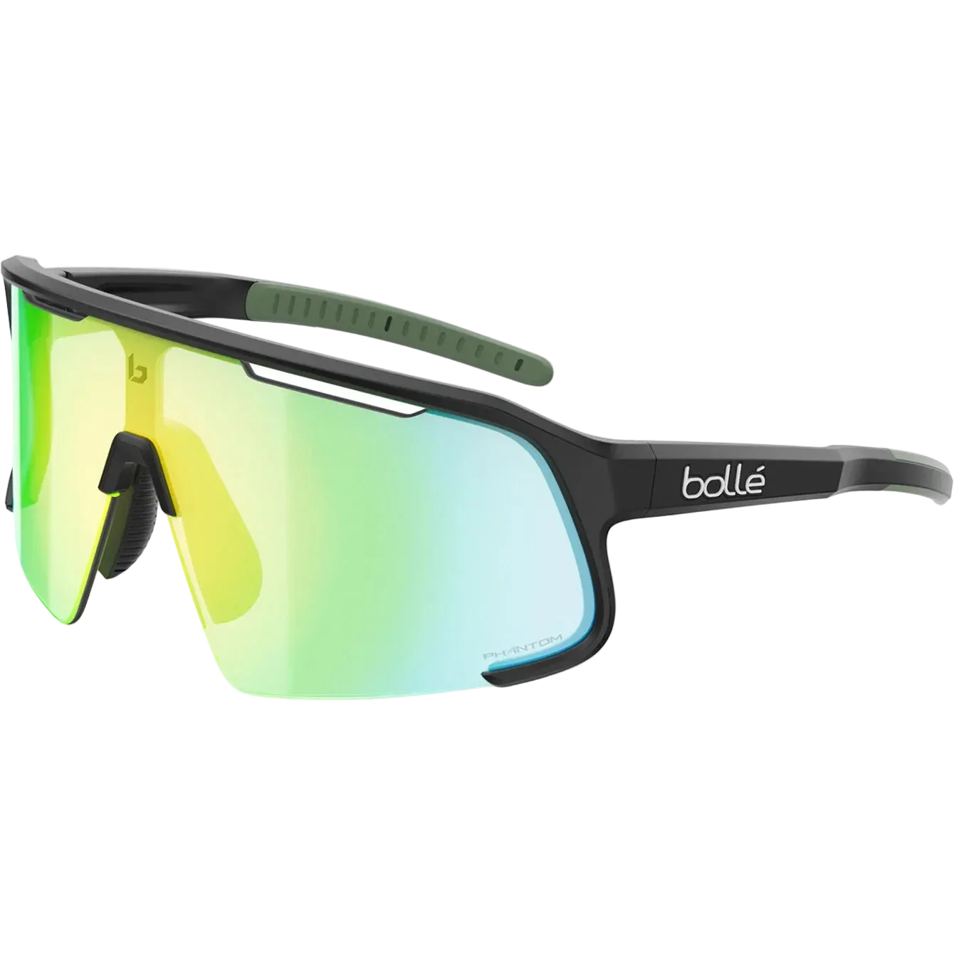 Speedchaser Black Matte Phantom Green Photochromic Sunglass