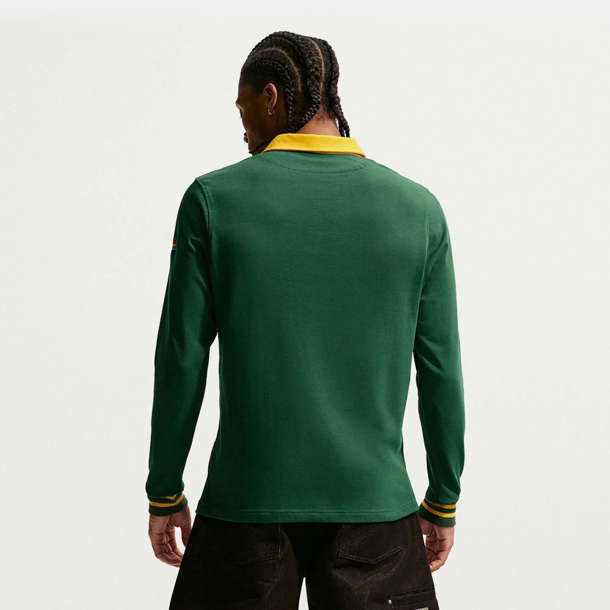 Mens Springboks LS Rugby Shirt