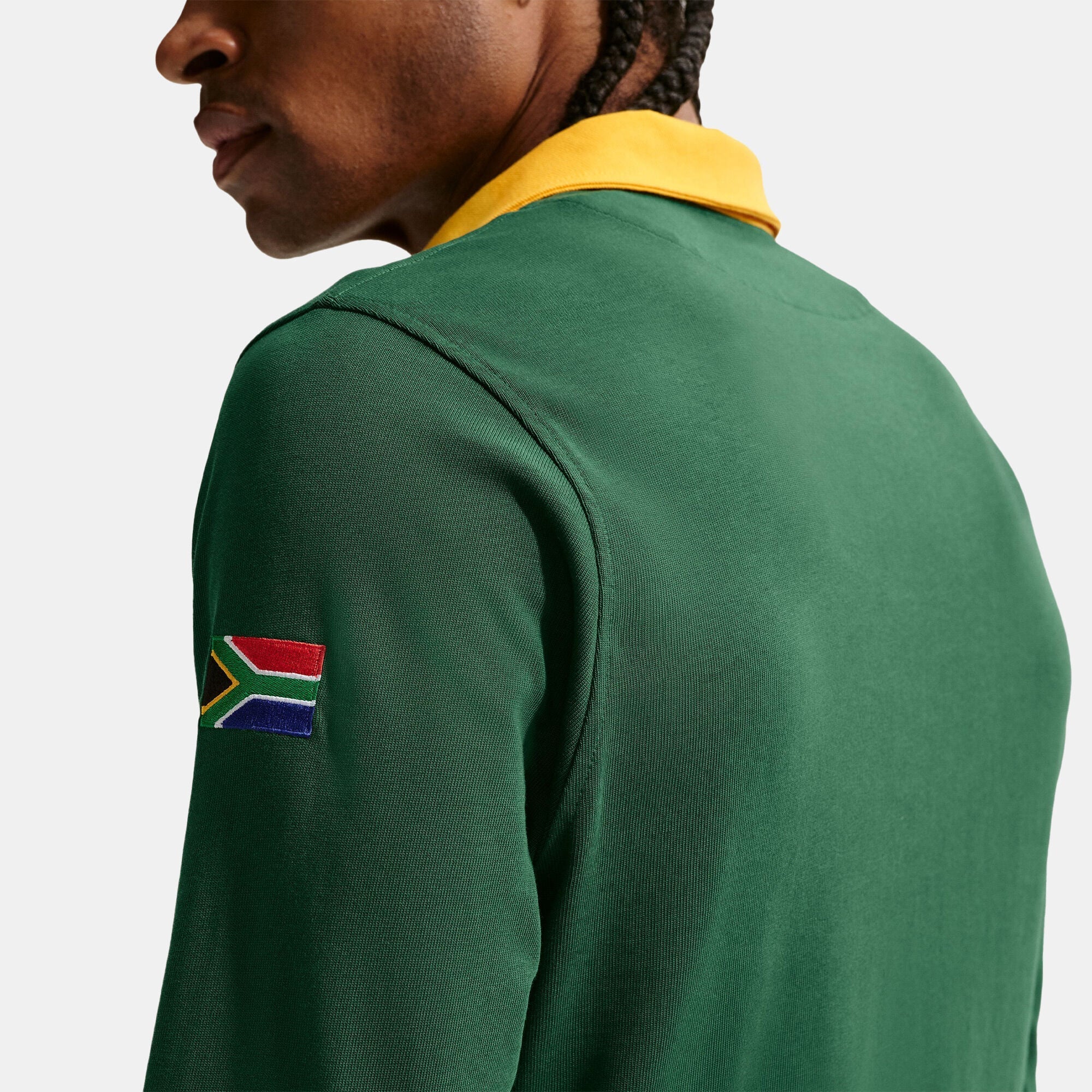 Mens Springboks LS Rugby Shirt
