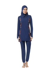 Womens 3 Piece Modest Swimsuit