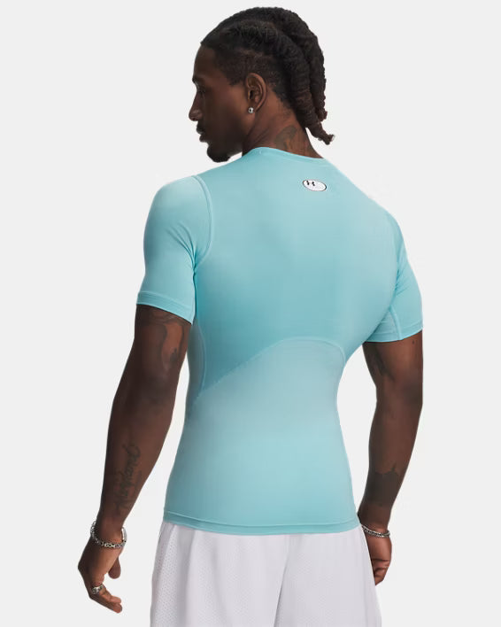 Mens Heatgear Compression Short Sleeve Top
