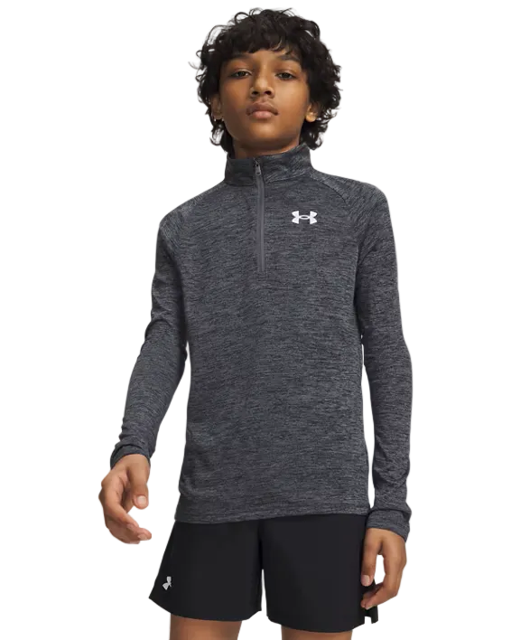 Junior Boys Tech Big Logo Short Sleeve Tshirt