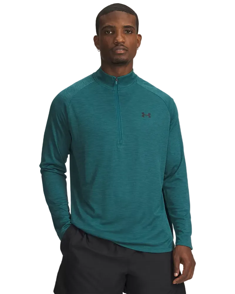 Mens Tech Textured 1/2 Zip