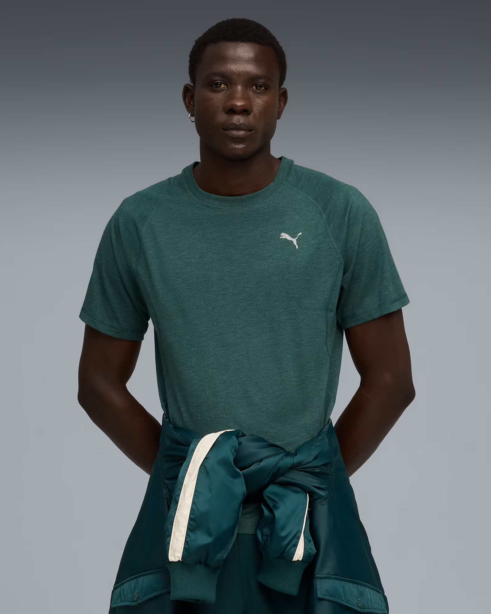 Mens Run Velocity Sleeve T-Shirt
