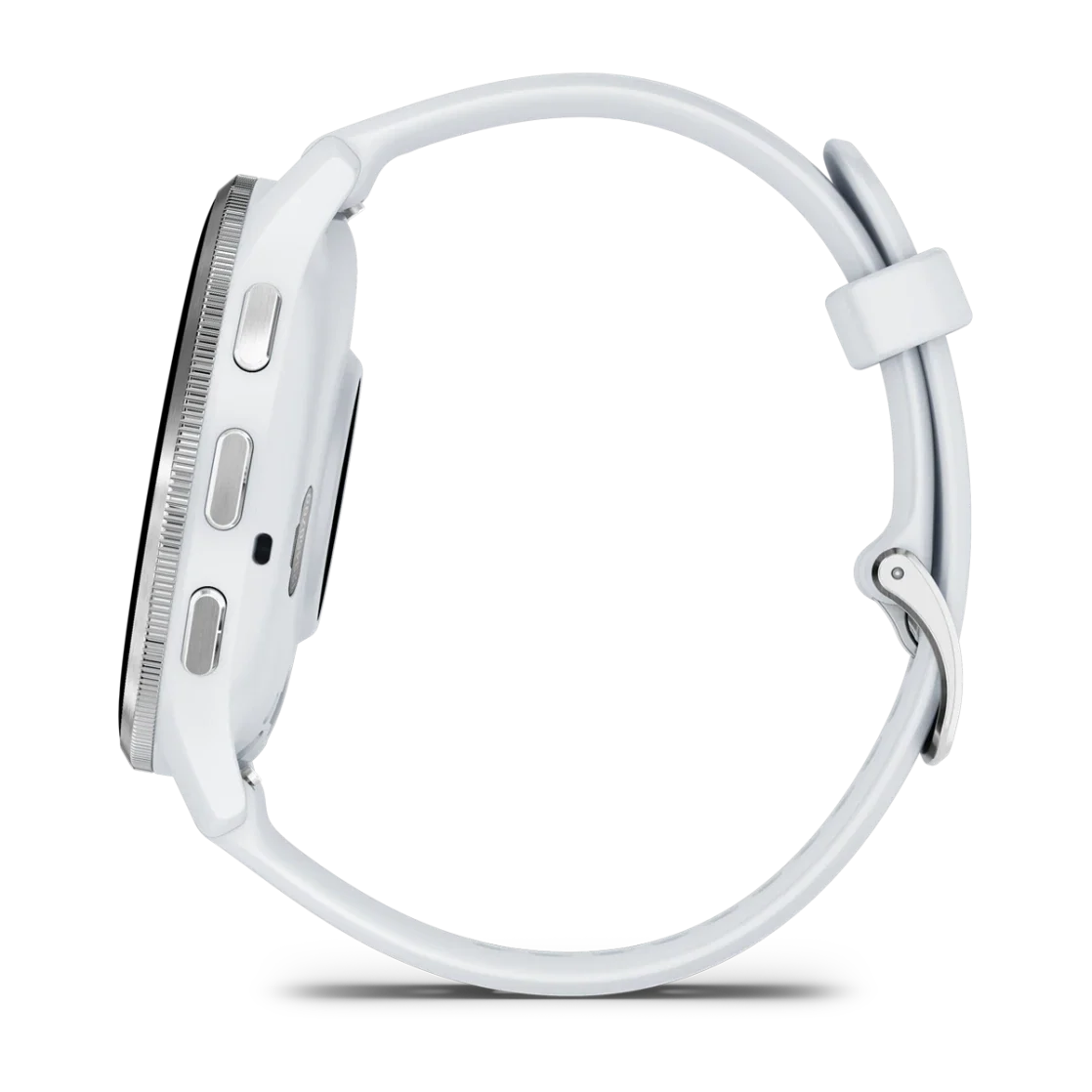 * Venu 3 Silver Stainless Steel Bezel With Whitestone Case and Silicone Band