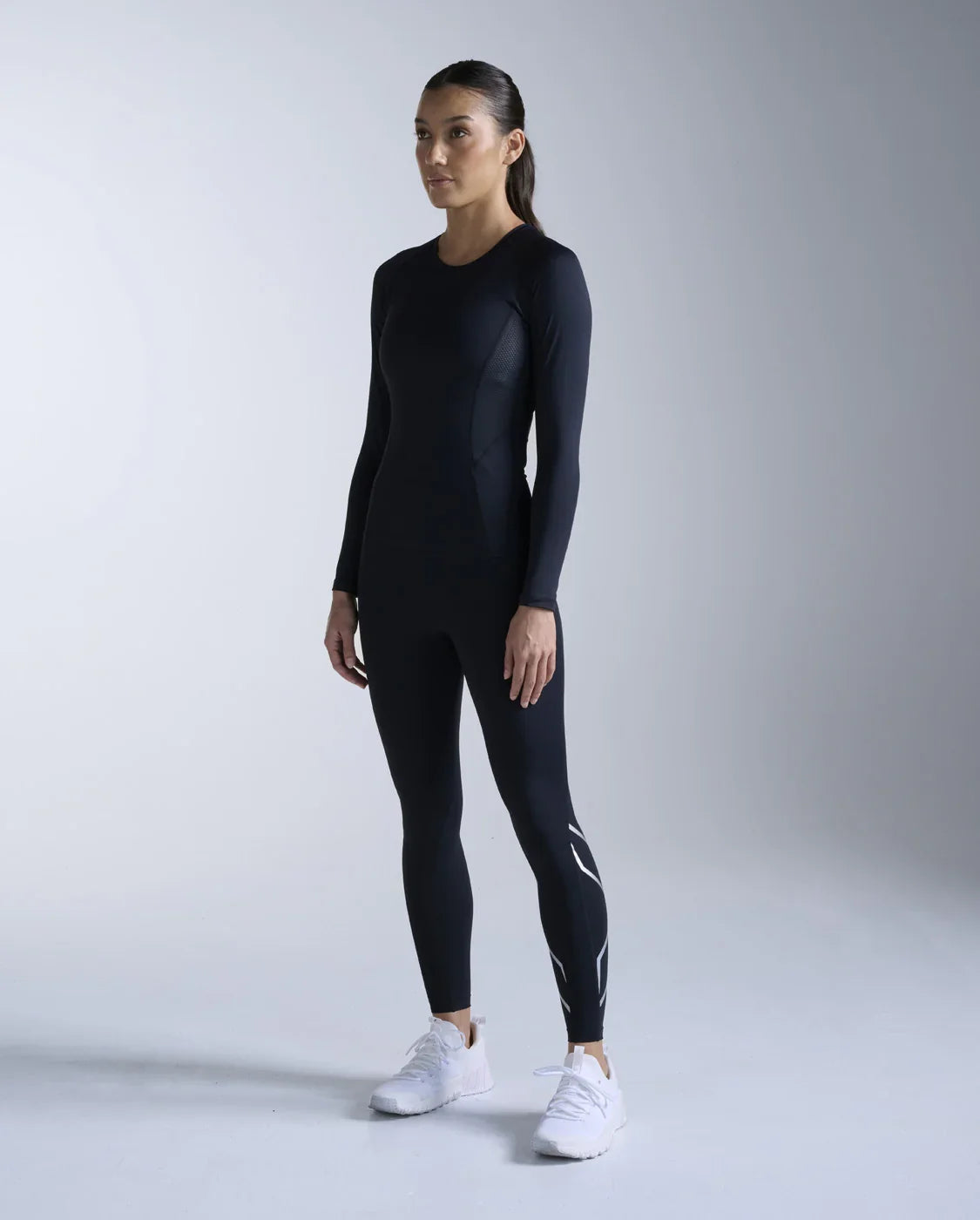 Womens Compression Fitted Longsleeve Top