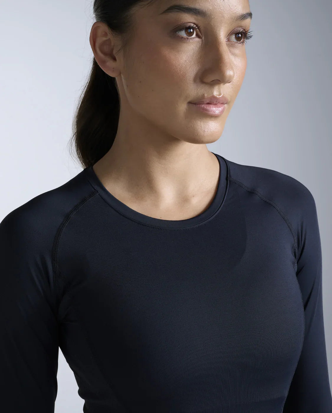 Womens Compression Fitted Longsleeve Top