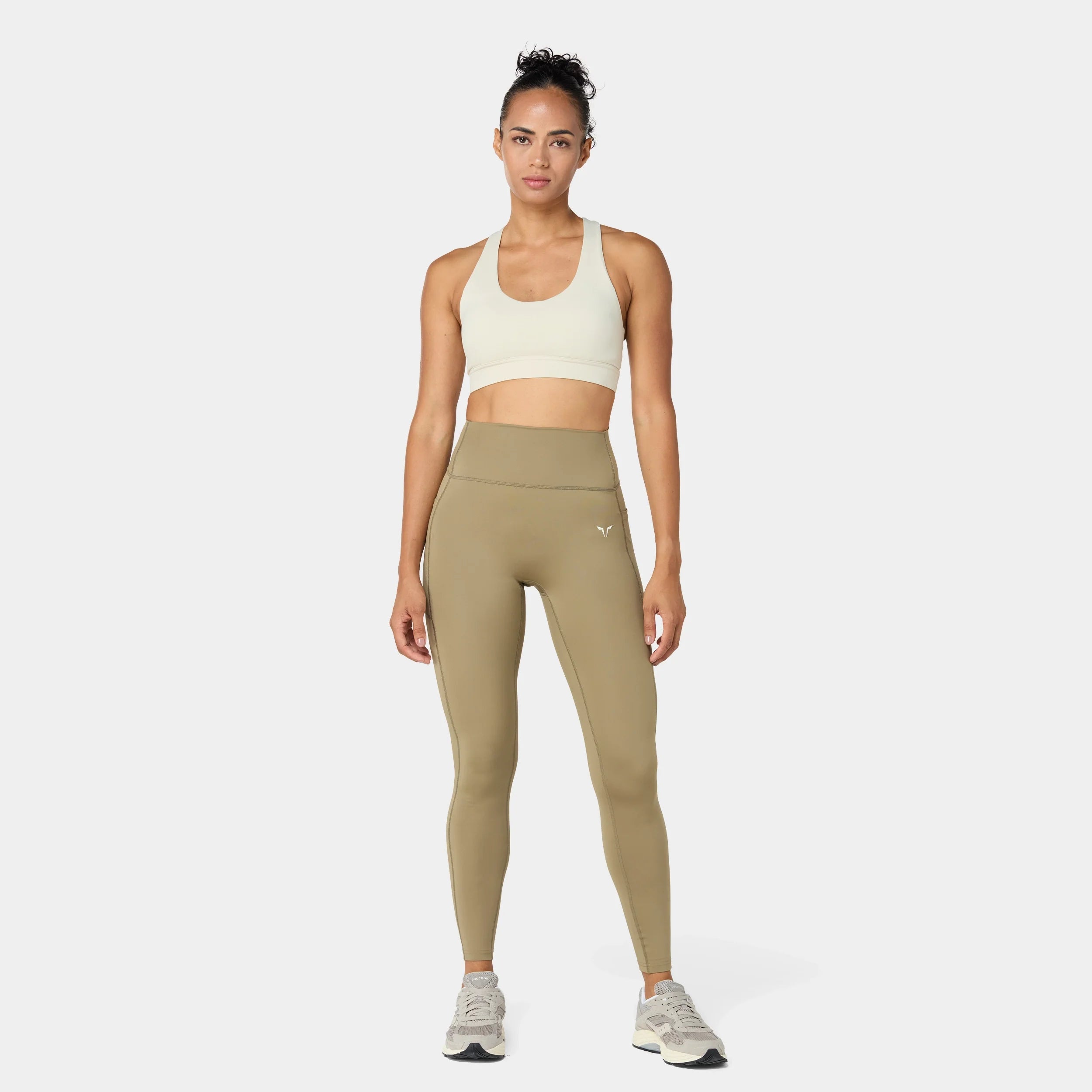 Womens Essential High Waist Full Length Tight