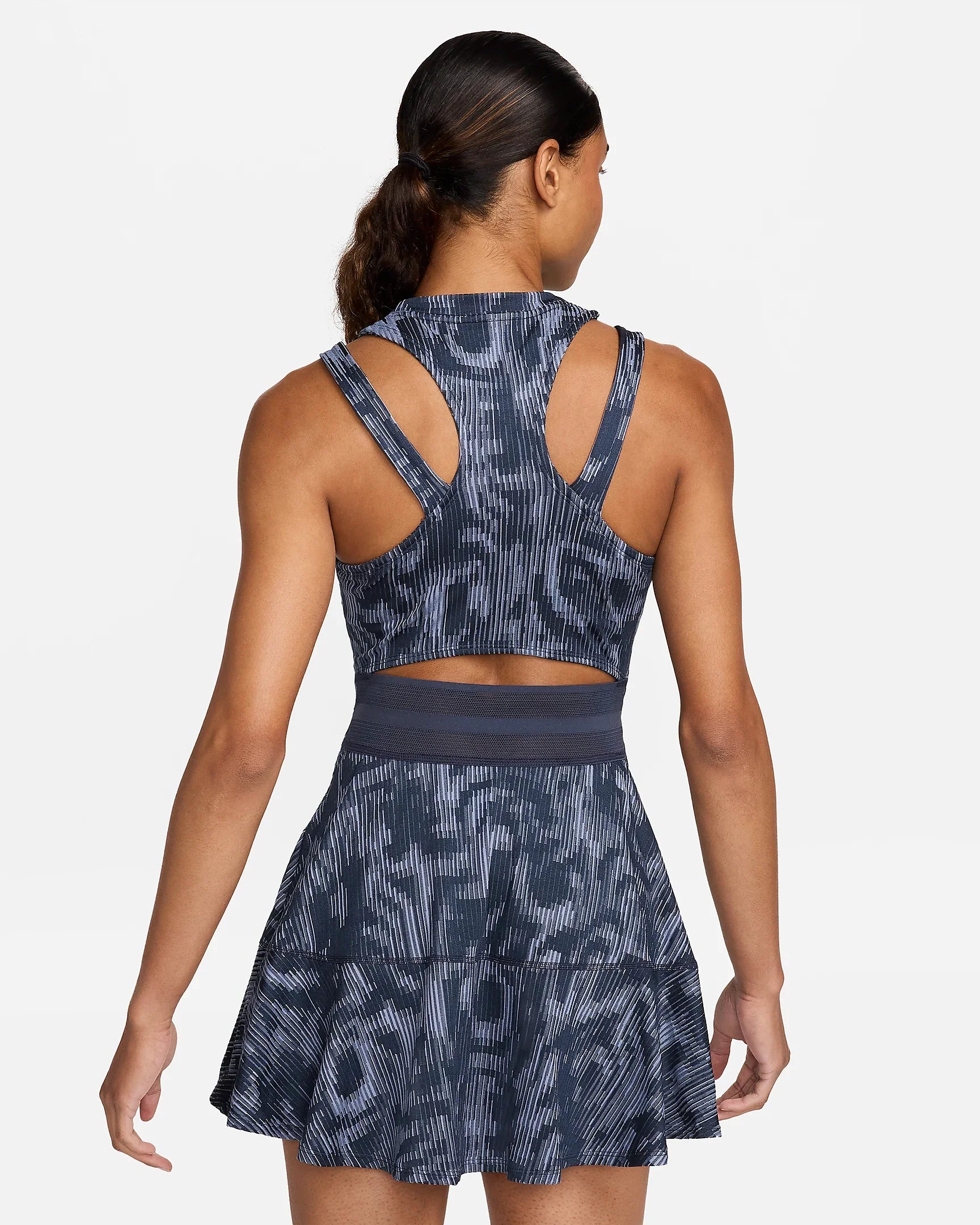 Womens Tennis Dri-Fit Court All Over Print Slam Dress